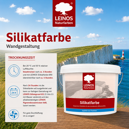 LEINOS 690 Silikatfarbe 10,00 l