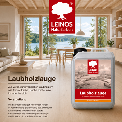 LEINOS 926 Laubholzlauge 2,50 l Weiß