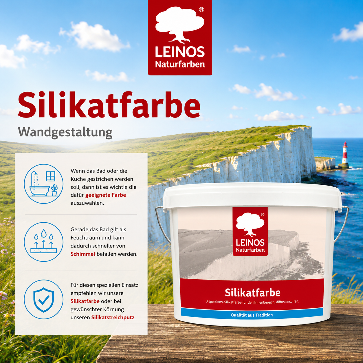 LEINOS 690 Silikatfarbe 10,00 l