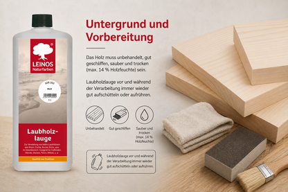 LEINOS 926 Laubholzlauge 1,00 l Weiß