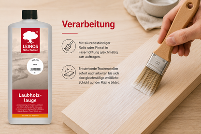 LEINOS 926 Laubholzlauge 1,00 l Weiß