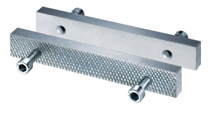 HEUER Wechselbacken für Schraubstock 120 mm, Stahl, gehärtet, verzinkt