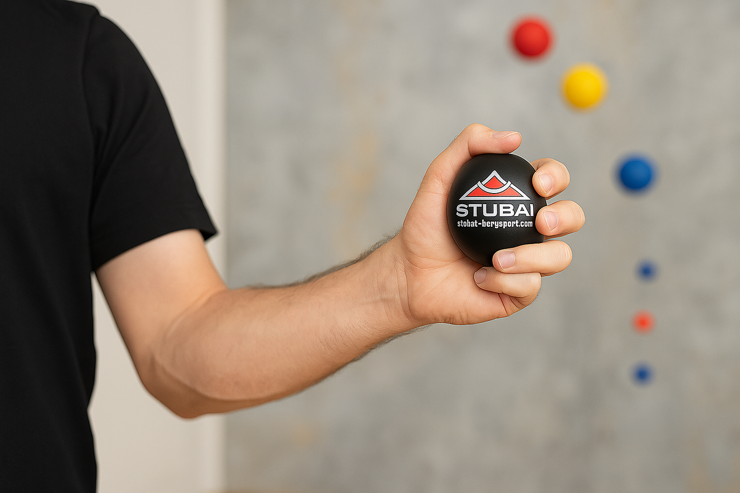 „STUBAI Flex-Balls Trainingsbälle – 3 Stück à 30 g, Durchmesser 7 cm – weiche Therapie-Bälle zur Handkräftigung & Fingerübung – Trainingshilfe für Reha, Fitness, Ergotherapie & Senioren“