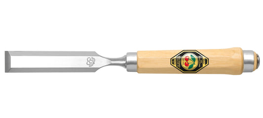 KIRSCHEN Stechbeitel mit achtkantigem Weißbuchenheft & Schlagkopf - 20mm