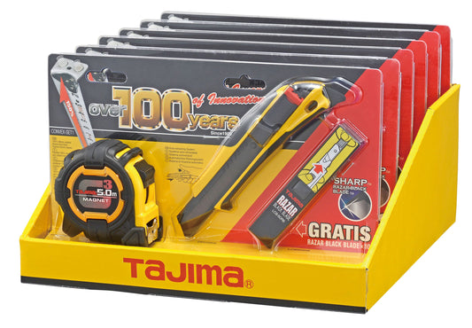 Tajima Taschenbandmaß Convex Set D G3M750, Quick Back DFC569, LCB50RBC