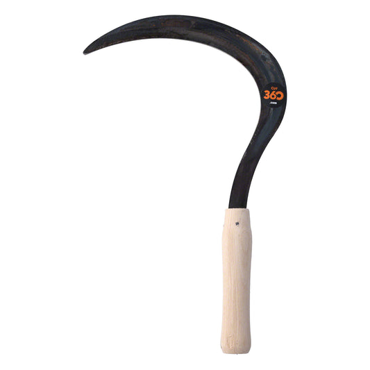 cut360 Sichel für Gartenarbeit, Unkrautbekämpfung, Gras, Gemüse