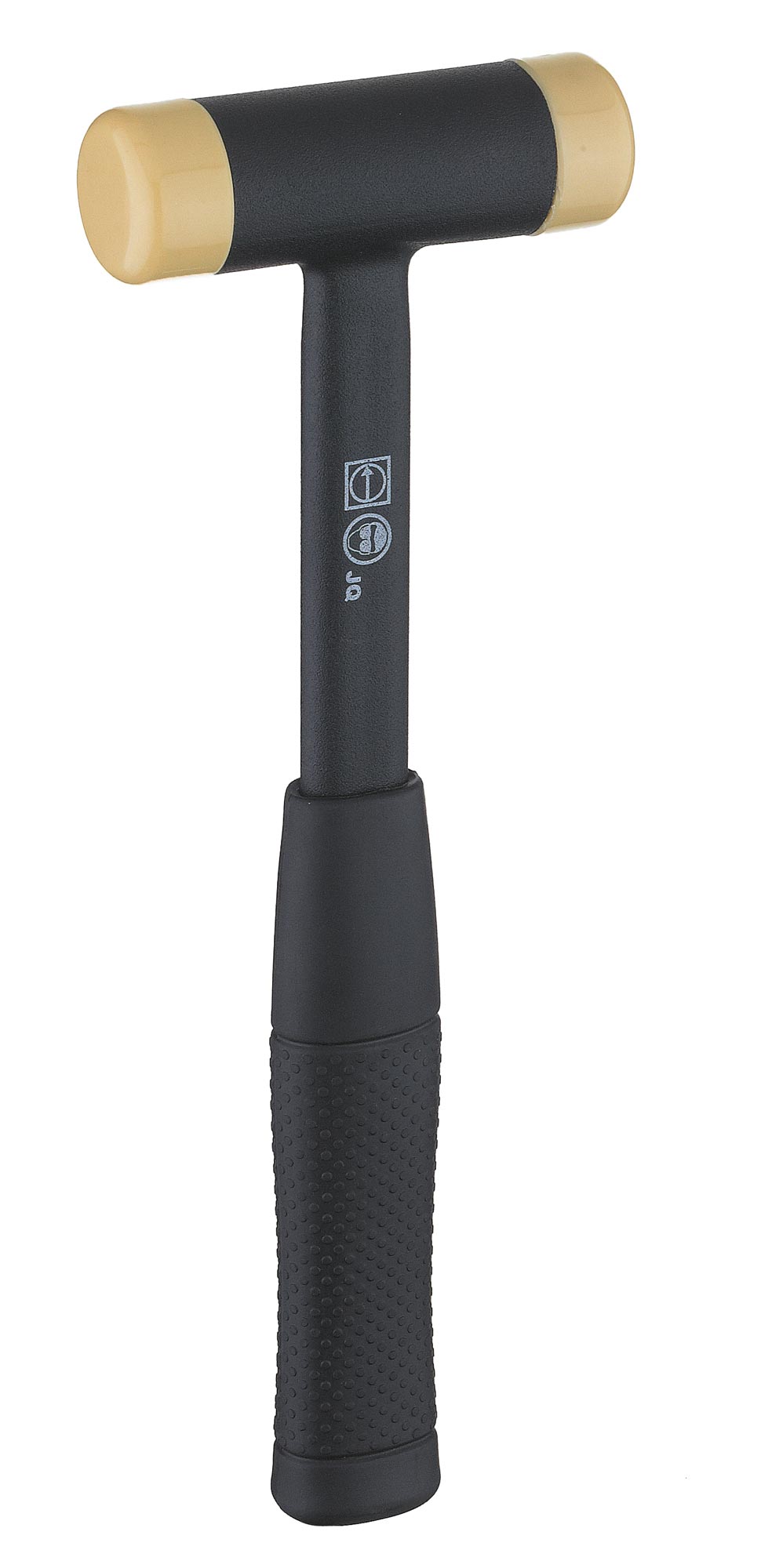 Ruthe Schonhammer rückschlagfrei, Kopfdurchmesser 60 mm, mit Stahlrohr-Stiel und Kunststoffgriff