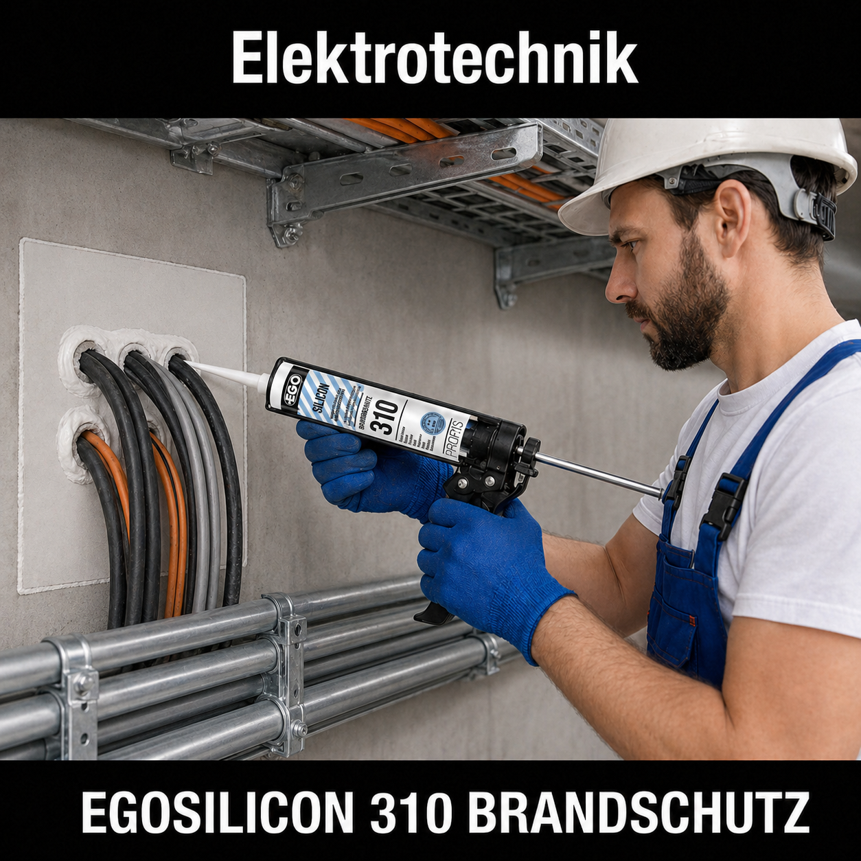 EGOSILICON 310 B1 Brandschutz-Silikon Anthrazit – 20×600 ml Schlauchfolie – schwer entflammbarer 1K-Silikon-Dichtstoff nach DIN 4102 B1 & EN 13501-1 für feuerhemmende Verglasungen und Anschlussfugen
