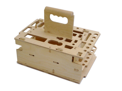 Spezial-Trägerset Elektriker aus Buchen-Multiplex für T-Loc IV, V, M 337 & M 437 | Strukturierte Werkzeugaufnahme | passend für System Systainer Festool / Tanos Systainer³