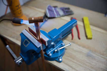 HEUER Magnet-Schutzbacke Typ F für Schraubstock 160 mm, Aluminium-Fiberbelag