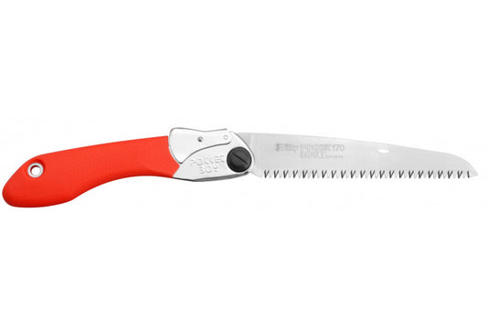 Silky Klappsäge Pocketboy  170mm rot/grob, 8 Zähne pro Zoll | sehr grobe Verzahnung | nasses und trockenes Holz | Pull Cut Technologie