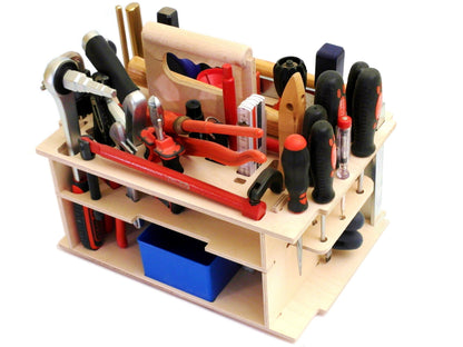 Spezial-Trägerset Installateur aus Buchen-Multiplex für T-Loc IV, V, M 337 & M 437 | Effiziente Werkzeugübersicht | passend für System Systainer Festool / Tanos Systainer³