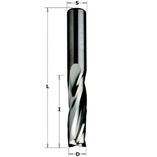 Vollhartmetall Schlichtfräser 20x70x120mm mit positiv spiralgenuteten Schneiden Z3 Rechtslauf