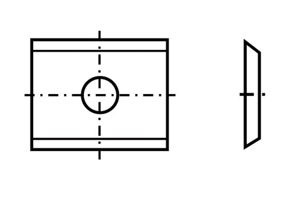 Wendeplatte 4 45° 7,5x12x1,5mm 10 10 Stück