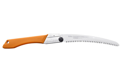 Silky Gomboy Curve 240 mm – Original japanische Klappsäge mit gebogener, verchromter Klinge & 8 ZpZ grober Zahnung – für frisches Holz, Garten, Bushcraft & Outdoor-Einsatz