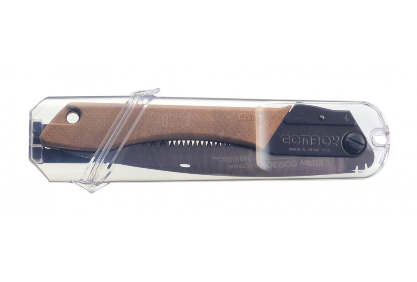 Silky japanische Klappsäge Gomboy Curve Outback Edition 240mm 8 ZpZ grob gebogene Klinge Premium-Abenteuersäge Bushcraft