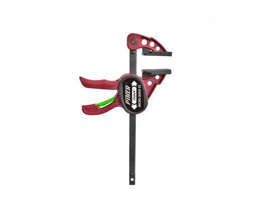 PIHER 2 Stück  Micro Einhand-Zwingen 10 cm mit drehbarem Spannkopf und einer Spannkraft von max. 25 kg
