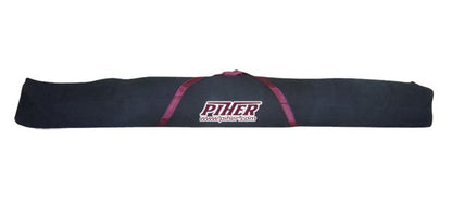 PIHER Lastenstange 155-290cm im Set mit 2 Abstützplatten, 2 Schnellspannern und einer Tragetasche | Von 155 cm bis 200 cm: 350 kg |  Anti-Rutschunterlagen