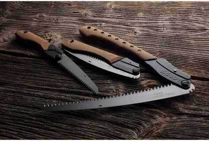 Silky BigBoy 2000 Outback Edition Klappsäge 360 mm 6,5 ZpZ grob gebogene Klinge Premium-Abenteuersäge Bushcraft | Verzahnung: extra grob (6.5 Zähne je 30 mm)