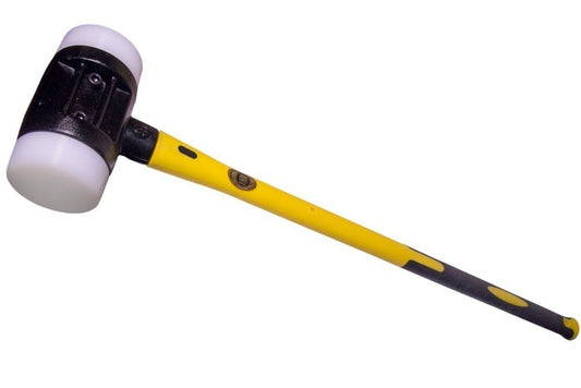 THOR Hammer mit Super Plastik Einsätze (Ø) 70 mm, 4kg, Fiberglas Stiel