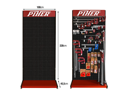 Piher leere Präsentationswand 100 x 228 cm