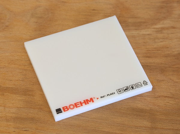 BOEHM Schlagunterlage 140 x 130 x 10 mm für Locheisen Lochstanze Henkellocheisen Ösen