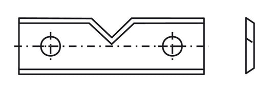 Blankett 40 39,5x12x1,5mm d=4mm T03SMG 4 Stück