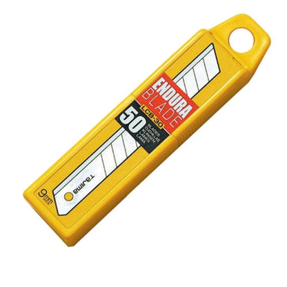 TAJIMA Ersatzklinge ENDURA 9mm  50 Stück, TAJ-70401 Sehr gut geeignet für Tapete und Folie. Gut geeignet für Pappe und Leder.