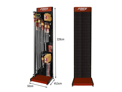 PIHER Präsentationsdisplay für Lastenstange / Schraubstöcke /Schraubzwingen