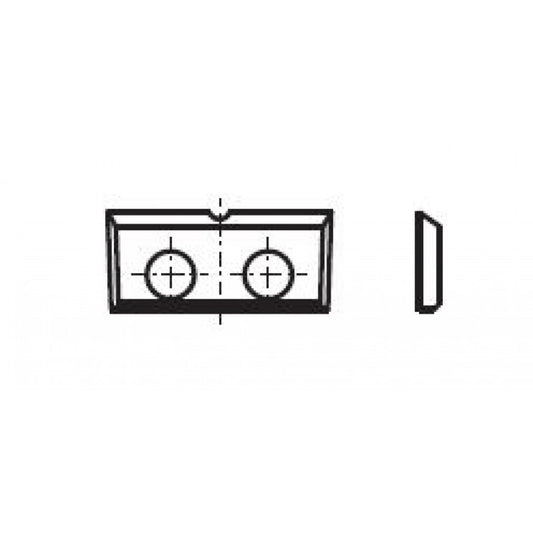 Wendeplatte 20 - 23x7x1,5mm a=14mm T04F 4 St.