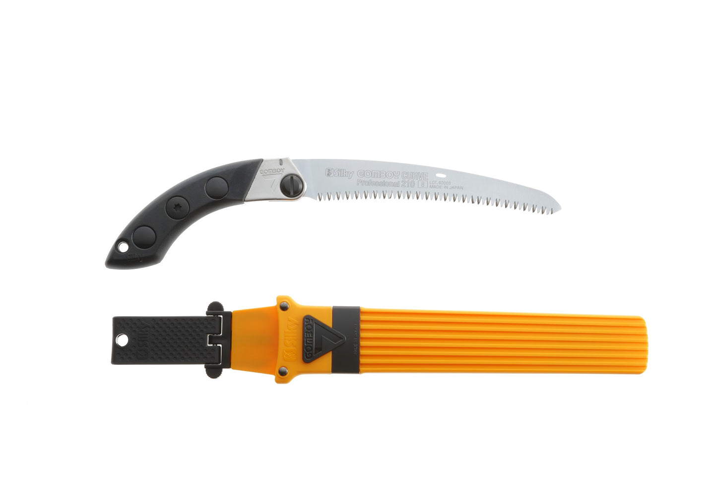 Silky japanische Säge Gomboy Curve 210mm, 8 ZpZ grob, mit gebogener Klinge