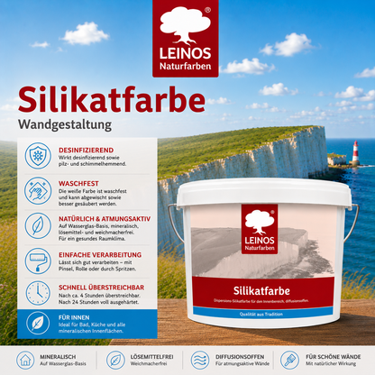 LEINOS 690 Silikatfarbe 10,00 l