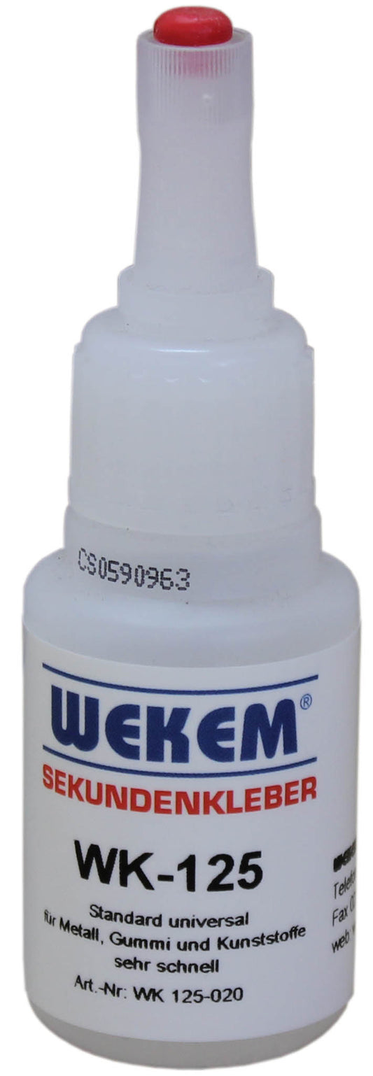 WEKEM WK 125 Sekundenkleber mittelviskos 20 g
