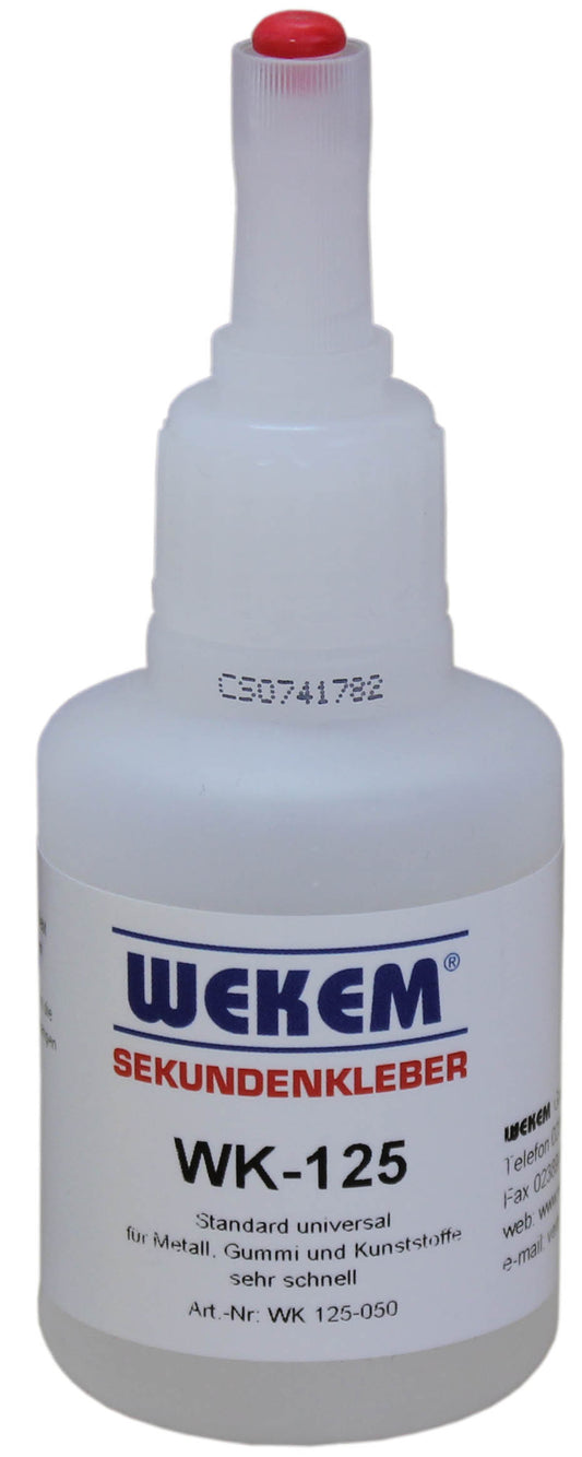 WEKEM WK 125 Sekundenkleber mittelviskos 50 g