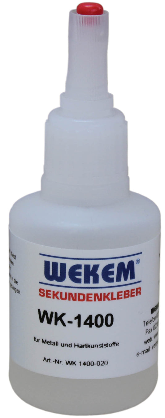 WEKEM WK 1400 Sekundenkleber hochviskos/dickflüssig  50 g