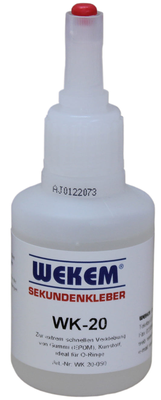 WEKEM WK 20 Sekundenkleber niedrigviskos/dünnflüssig 50 g