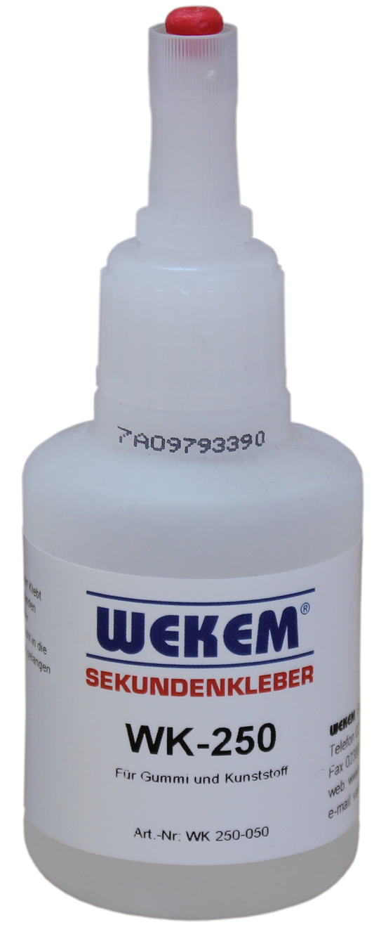 WEKEM WK 250 Sekundenkleber mittelviskos 50 g