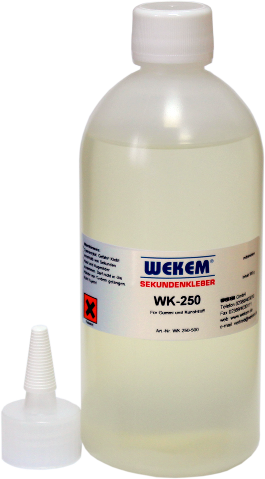 WEKEM WK 250 Sekundenkleber mittelviskos 500 g