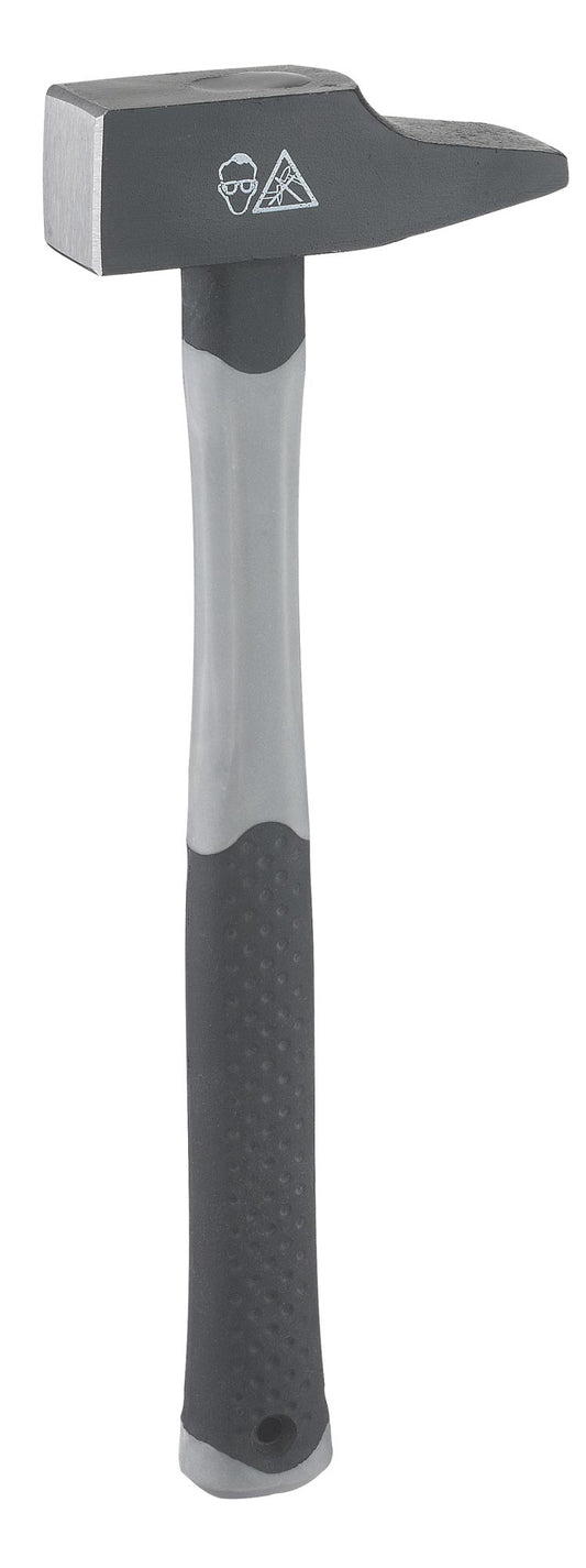 Ruthe Schlosserhammer, Französische Form, Kopf 32 mm / 640 g, Fiberglas
