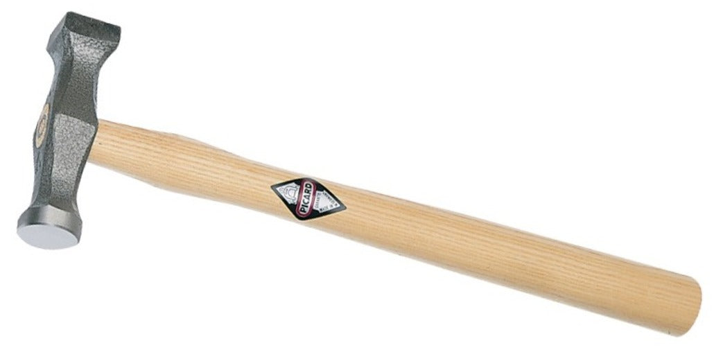 Picard Schlichthammer mit einer vierkant Bahn und Eschenstiel 300g