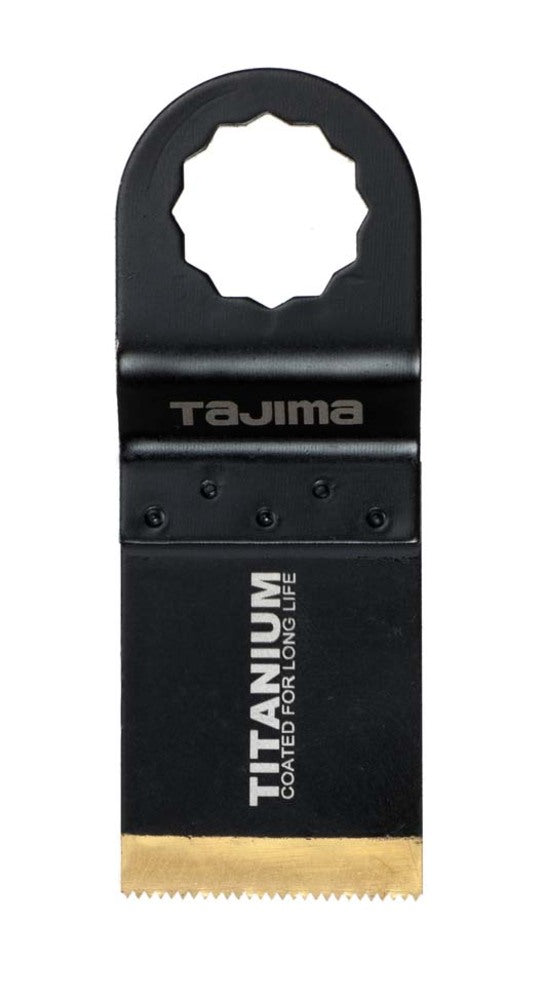 TAJIMA Sägeblatt für Oszillierende Maschinen passend für FEIN® und SUPERCUT® 34mm Titan-Bi-Metall , TAJ-30340