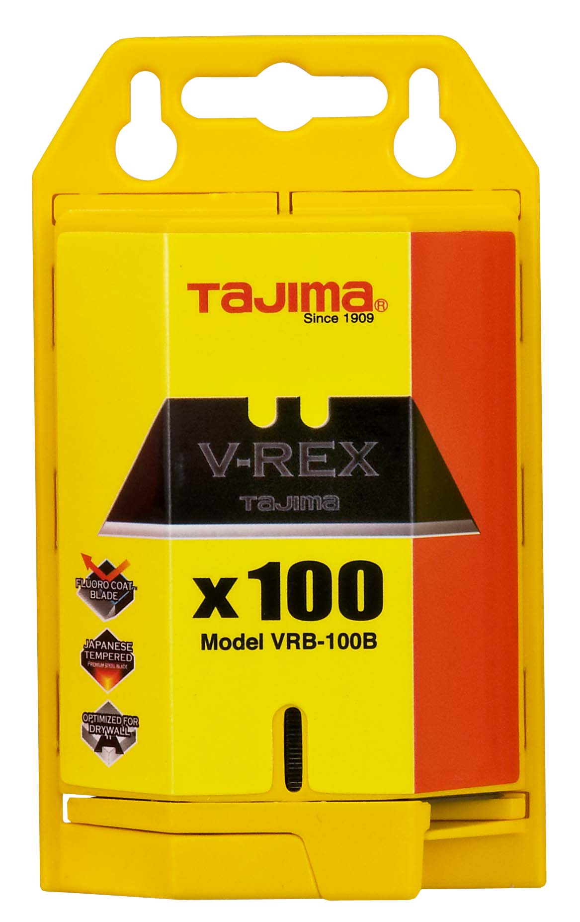 TAJIMA V-REX TRAPEZKLINGEN Spender mit 100 Klingen SB-Karte