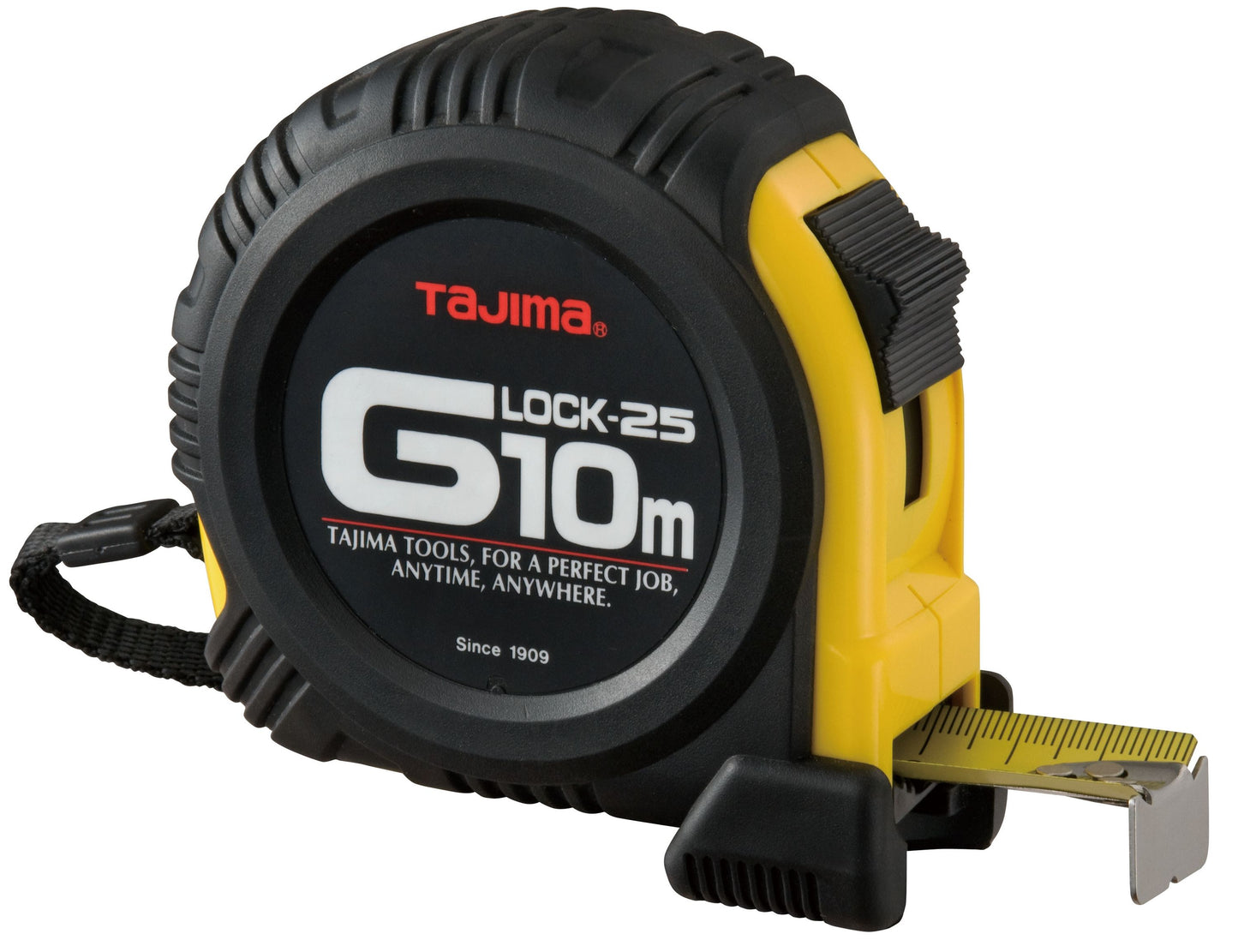 TAJIMA G-LOCK Bandmass 10m/25mm gelb, TAJ-25296