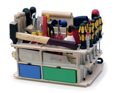 Spezial-Trägerset Schreiner & Tischler aus Buchen-Multiplex für T-Loc IV, V, M 337 & M 437 | Profi-Werkzeughalterung | passend für System Systainer Festool / Tanos Systainer³